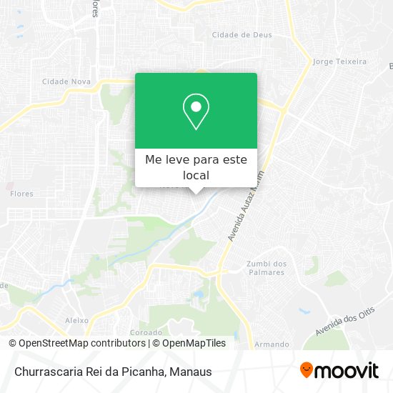 Churrascaria Rei da Picanha mapa
