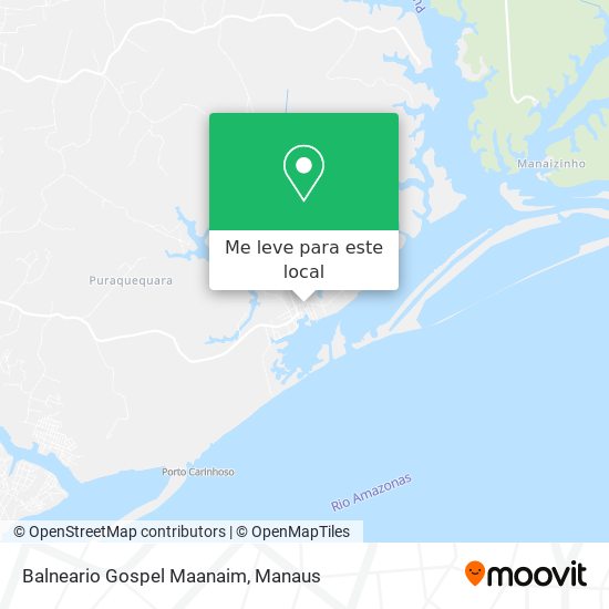 Balneario Gospel Maanaim mapa