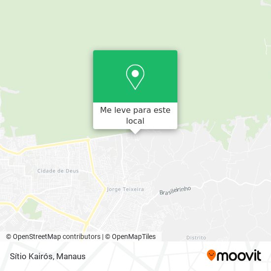 Sítio Kairós mapa
