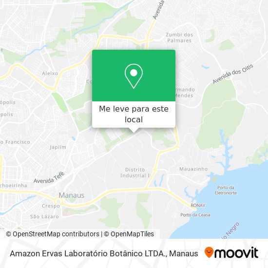 Amazon Ervas Laboratório Botânico LTDA. mapa