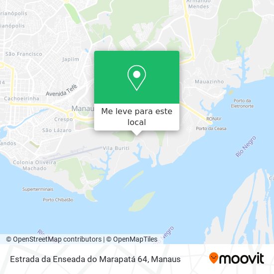 Estrada da Enseada do Marapatá 64 mapa