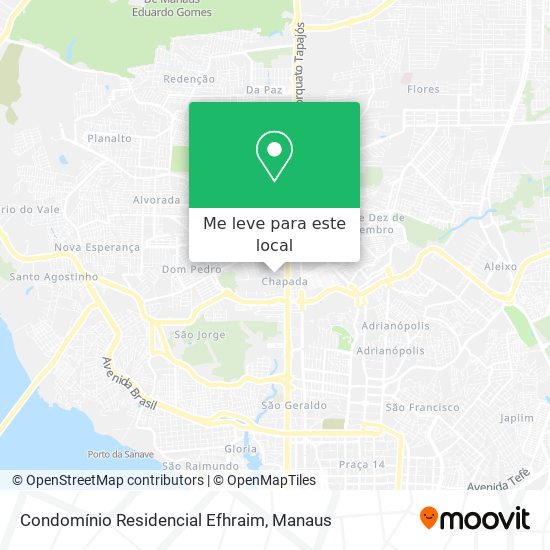 Condomínio Residencial Efhraim mapa