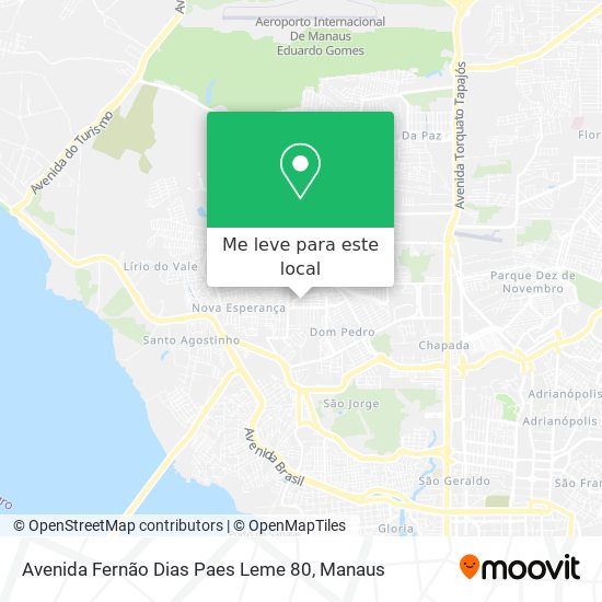 Avenida Fernão Dias Paes Leme 80 mapa