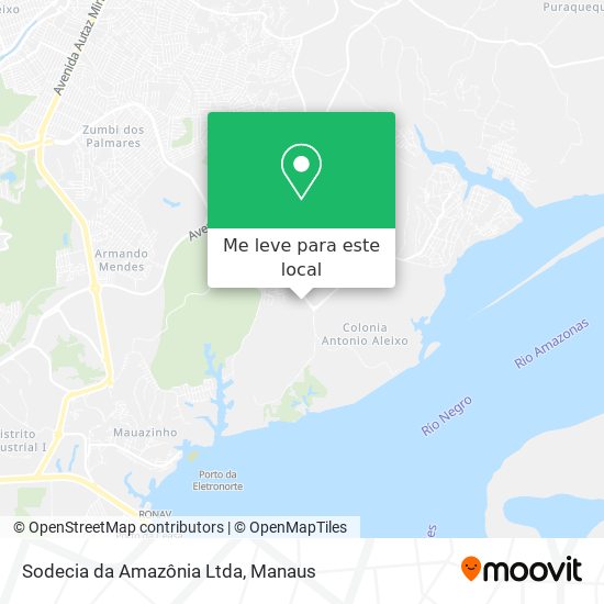 Sodecia da Amazônia Ltda mapa