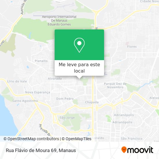 Rua Flávio de Moura 69 mapa
