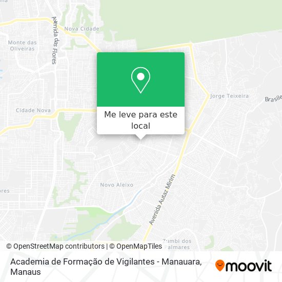 Academia de Formação de Vigilantes - Manauara mapa