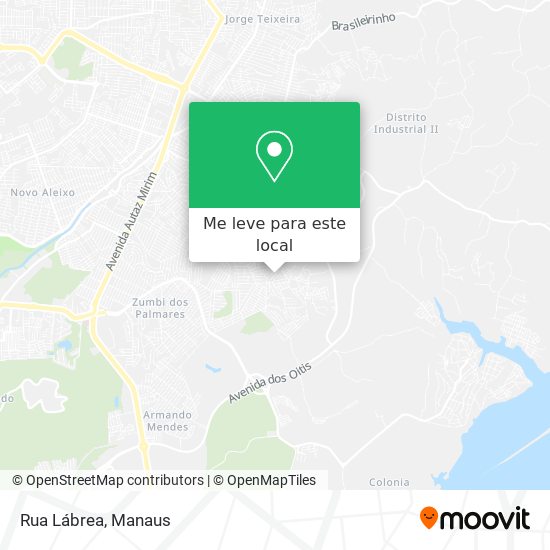 Rua Lábrea mapa