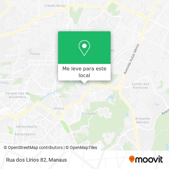 Rua dos Lírios 82 mapa