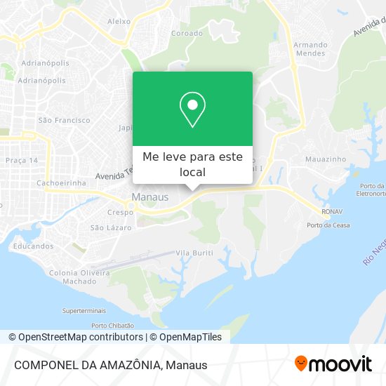 COMPONEL DA AMAZÔNIA mapa