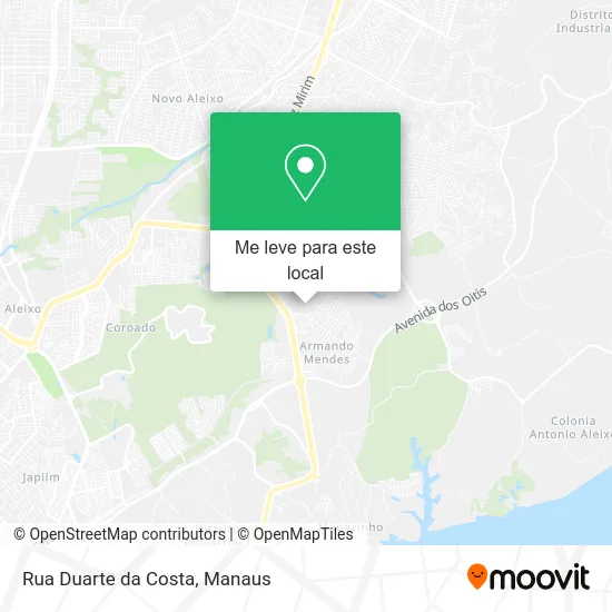 Rua Duarte da Costa mapa