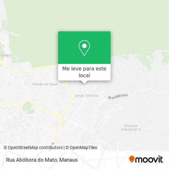 Rua Abóbora do Mato mapa