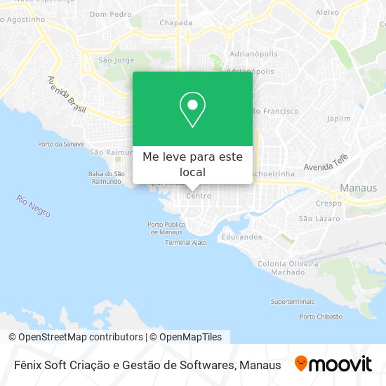 Fênix Soft Criação e Gestão de Softwares mapa