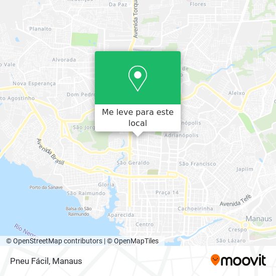 Pneu Fácil mapa