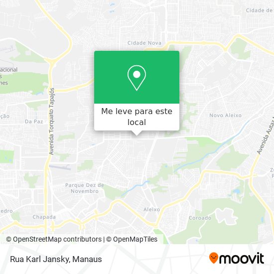 Rua Karl Jansky mapa