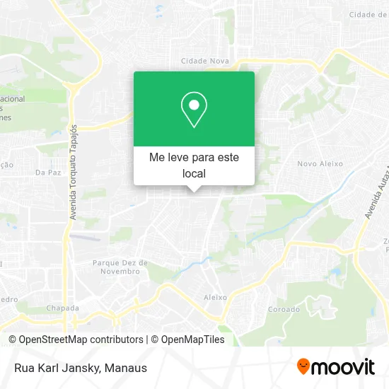 Rua Karl Jansky mapa