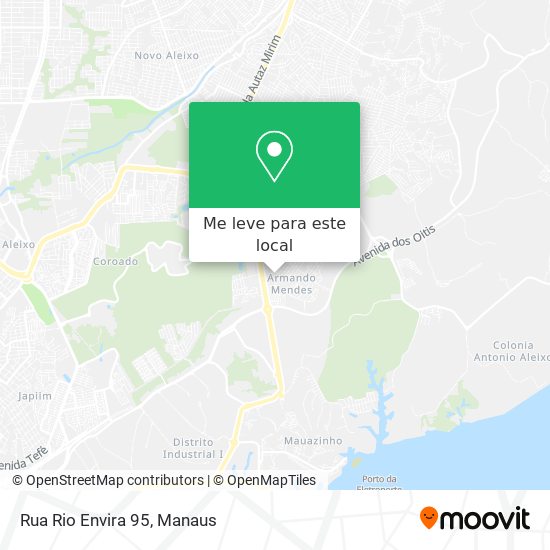 Rua Rio Envira 95 mapa