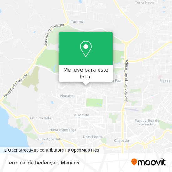 Terminal da Redenção mapa