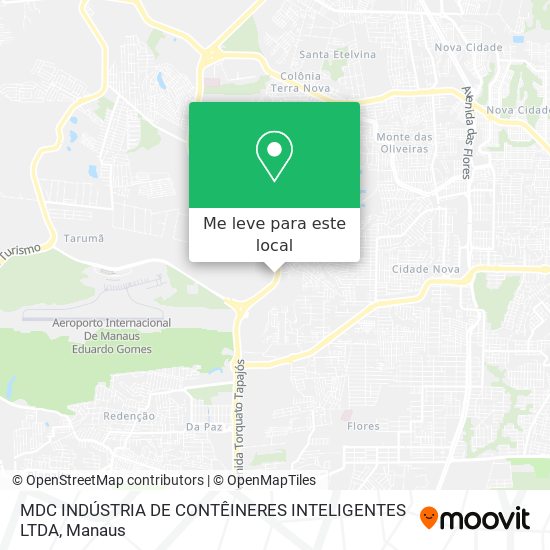 MDC INDÚSTRIA DE CONTÊINERES INTELIGENTES LTDA mapa