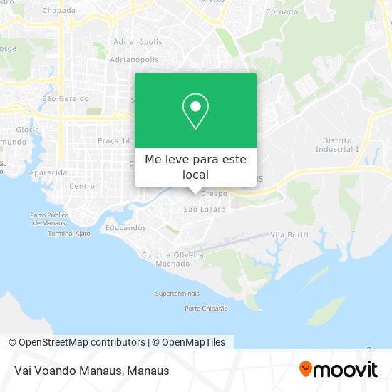 Vai Voando Manaus mapa