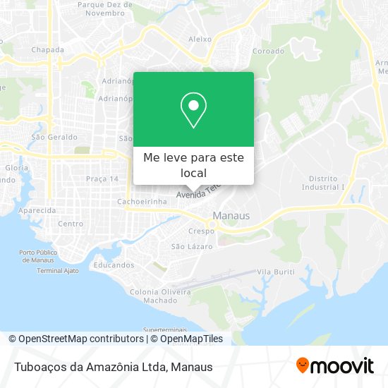Tuboaços da Amazônia Ltda mapa