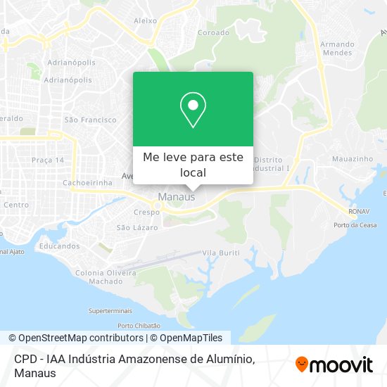 CPD - IAA Indústria Amazonense de Alumínio mapa