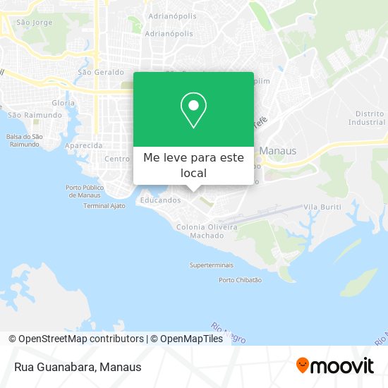 Rua Guanabara mapa