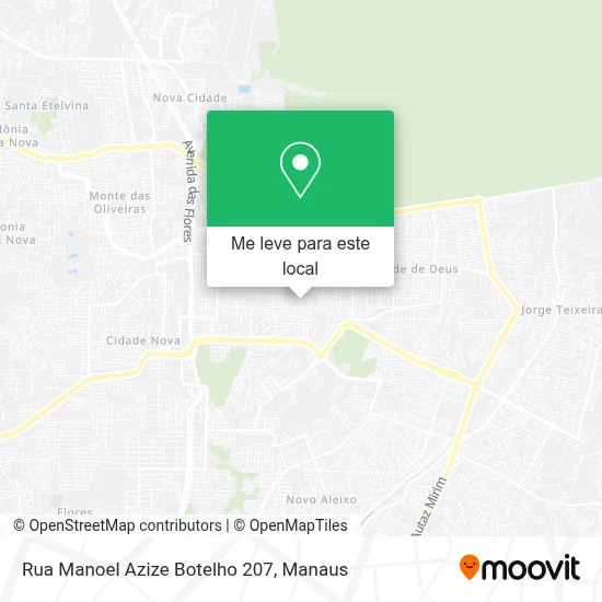 Rua Manoel Azize Botelho 207 mapa