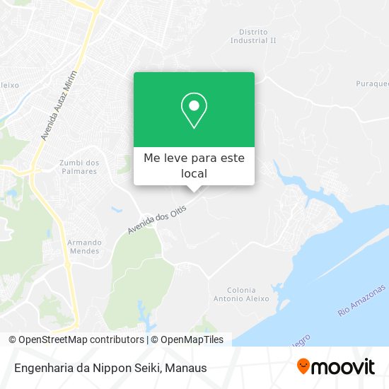 Engenharia da Nippon Seiki mapa