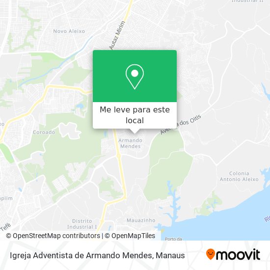 Igreja Adventista de Armando Mendes mapa