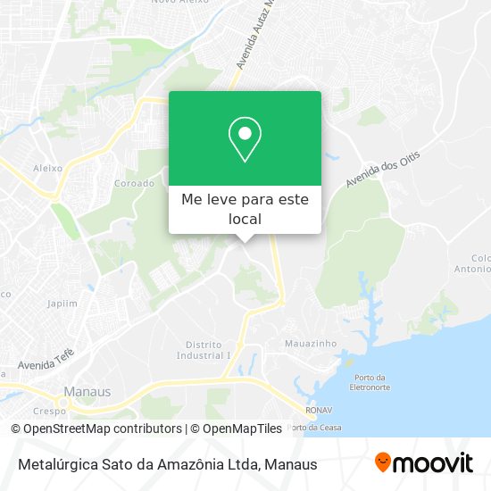 Metalúrgica Sato da Amazônia Ltda mapa