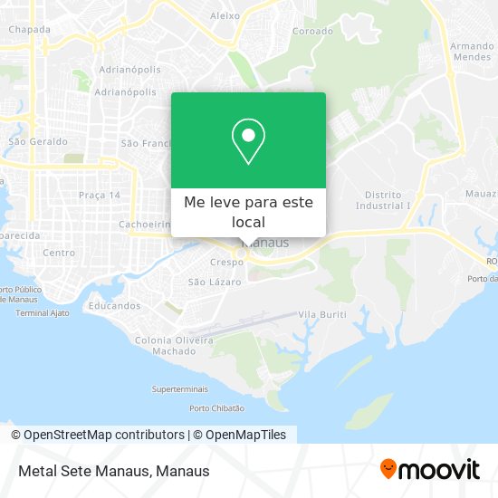 Metal Sete Manaus mapa