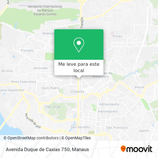 Avenida Duque de Caxias 750 mapa