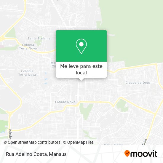 Rua Adelino Costa mapa