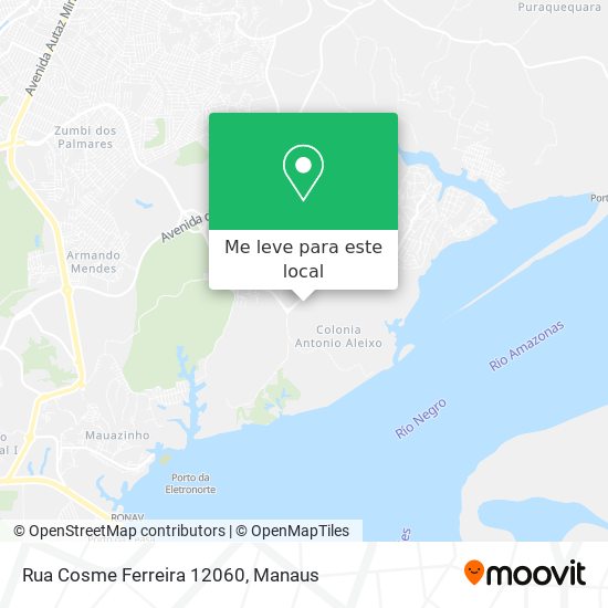 Rua Cosme Ferreira 12060 mapa