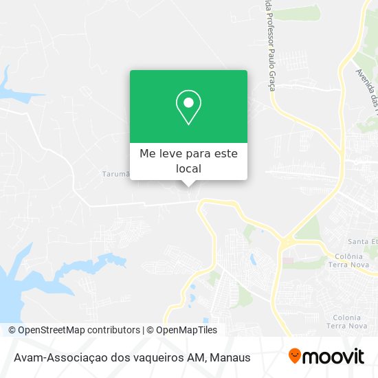 Avam-Associaçao dos vaqueiros AM mapa