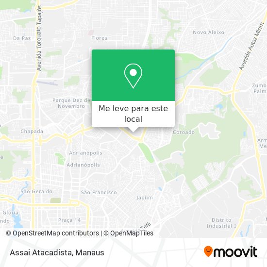 Assai Atacadista mapa