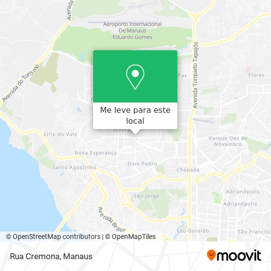 Rua Cremona mapa