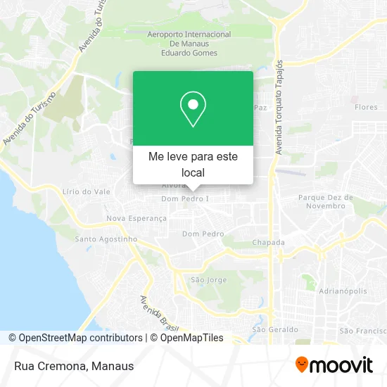 Rua Cremona mapa