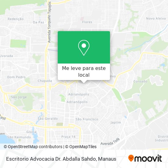 Escritorio Advocacia Dr. Abdalla Sahdo mapa