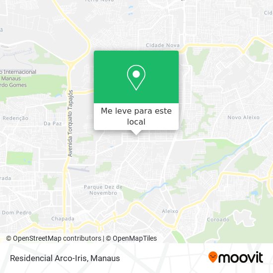 Residencial Arco-Iris mapa