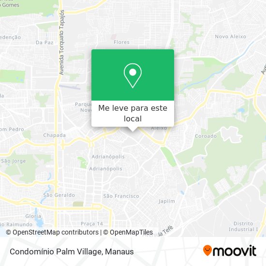Condomínio Palm Village mapa