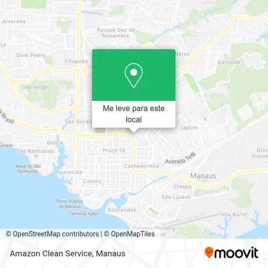 Amazon Clean Service mapa
