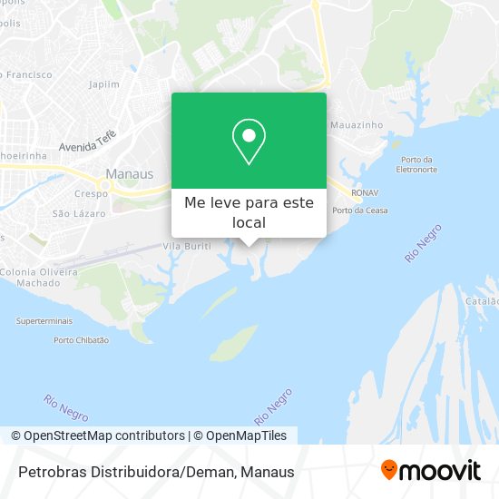 Petrobras Distribuidora/Deman mapa