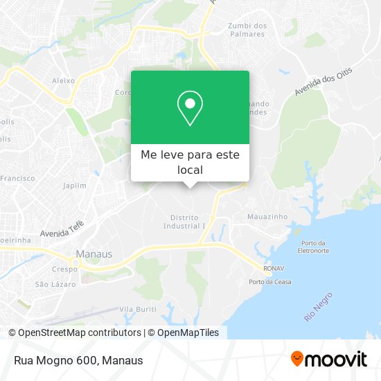 Rua Mogno 600 mapa