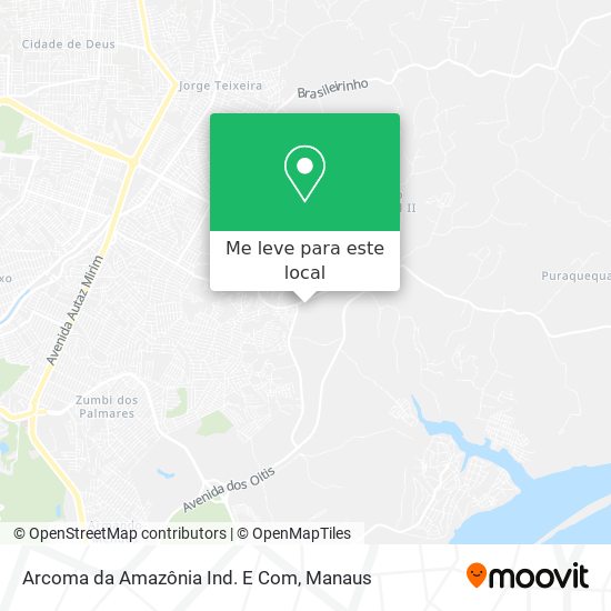 Arcoma da Amazônia Ind. E Com mapa