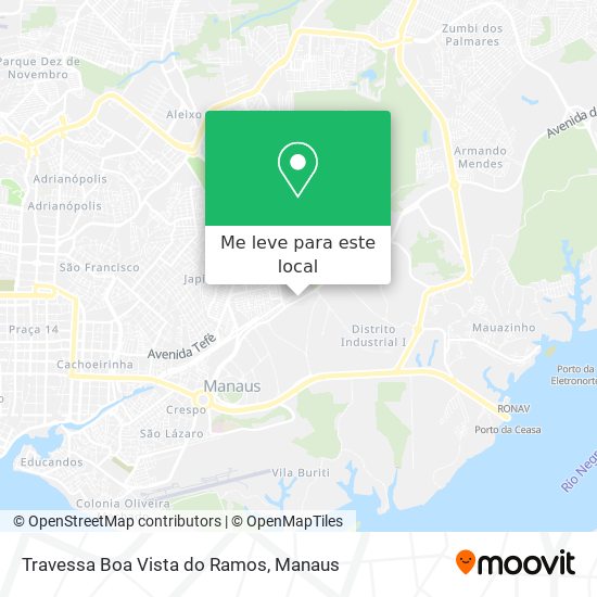 Travessa Boa Vista do Ramos mapa