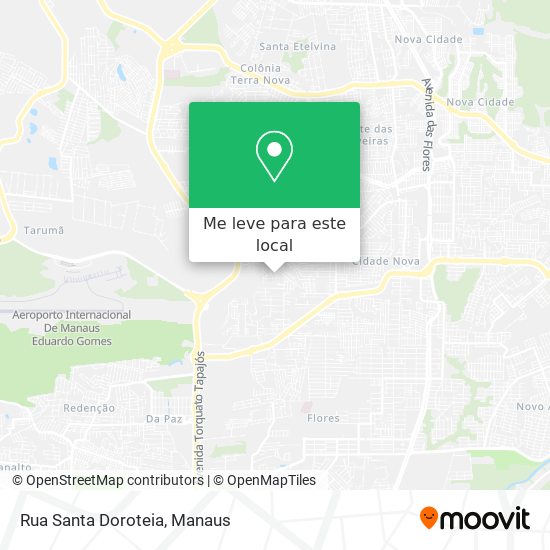 Rua Santa Doroteia mapa