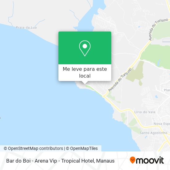 Bar do Boi - Arena Vip - Tropical Hotel mapa