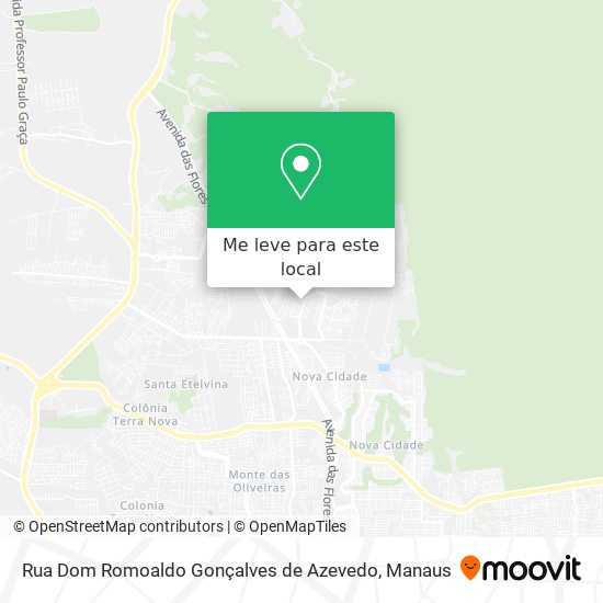 Rua Dom Romoaldo Gonçalves de Azevedo mapa