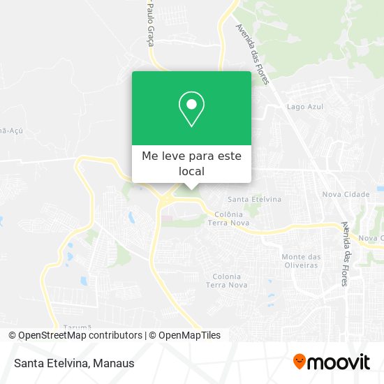 Santa Etelvina mapa